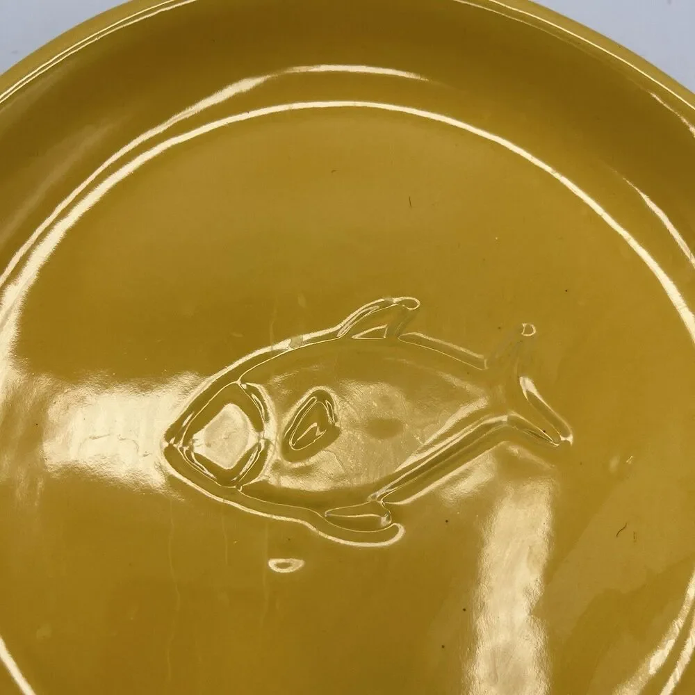 Coche Stoneware Plate - Yellow